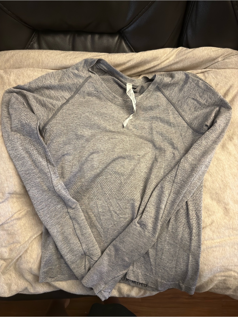 lululemon athletica Men's Light Heather Gray Crewneck Sweater